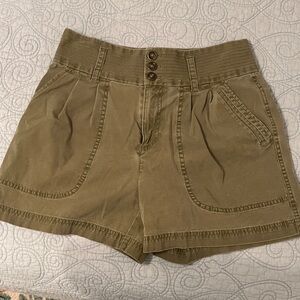 Marc by Marc Jacobs Standard Supply Workwear High Rise Pleated Utility Shorts 4.